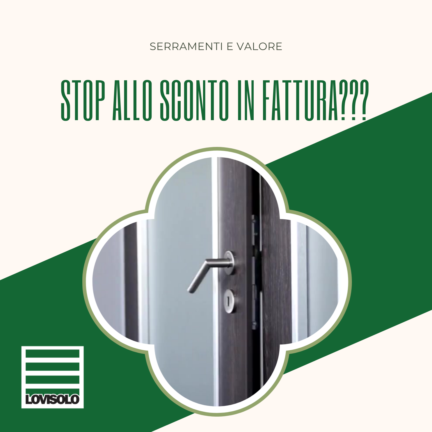 Sconto in fattura ancora disponibile, da Lovisolo!